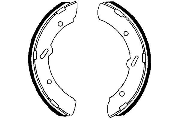 KAVO PARTS Комплект тормозных колодок BS-6412